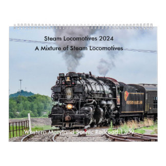 Locomotive à vapeur 2024 Calendrier