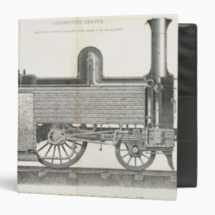 Locomotive Engine, engraved by J.W. Lowry Binder