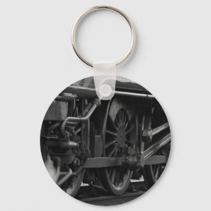 Locomotive mechanic school keychain
