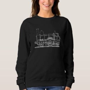 Locomotive Old Steam Engine Men And Women Sweatshirt