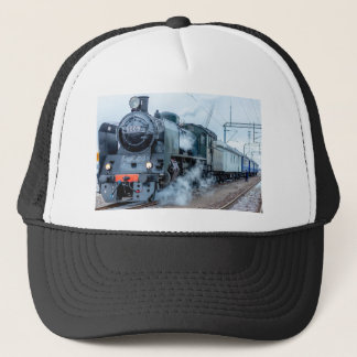 Locomotive railway train trucker hat