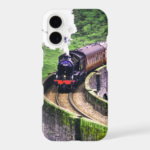 Locomotive Train on Bridge