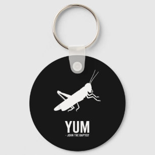 Locust John The Baptist Funny Christian New Testam Keychain