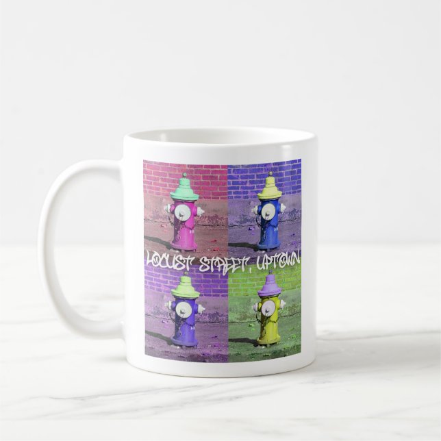 Locust Street, Uptown Pittsburgh, Coffee Mug (Left)