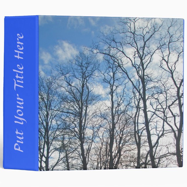 Locust Trees in Winter Binder (Front/Spine)