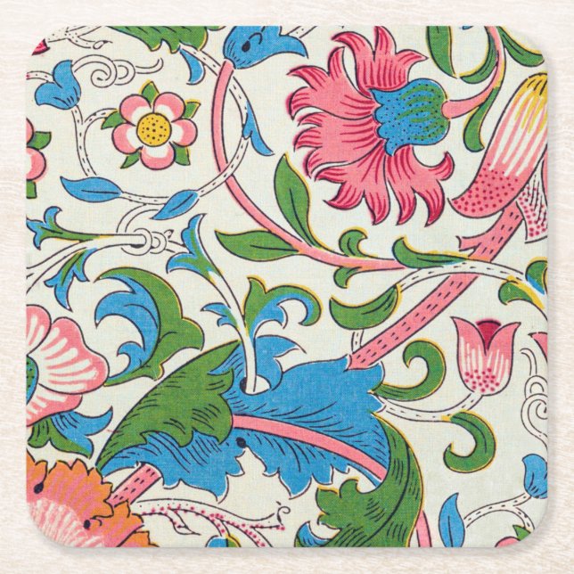 Lodden, William Morris Square Paper Coaster (Front)