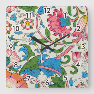 Lodden, William Morris Square Wall Clock