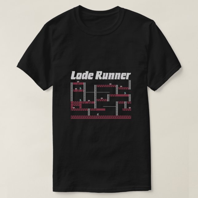 Lode Runner Video Game retro theme Classic T-Shirt (Design Front)