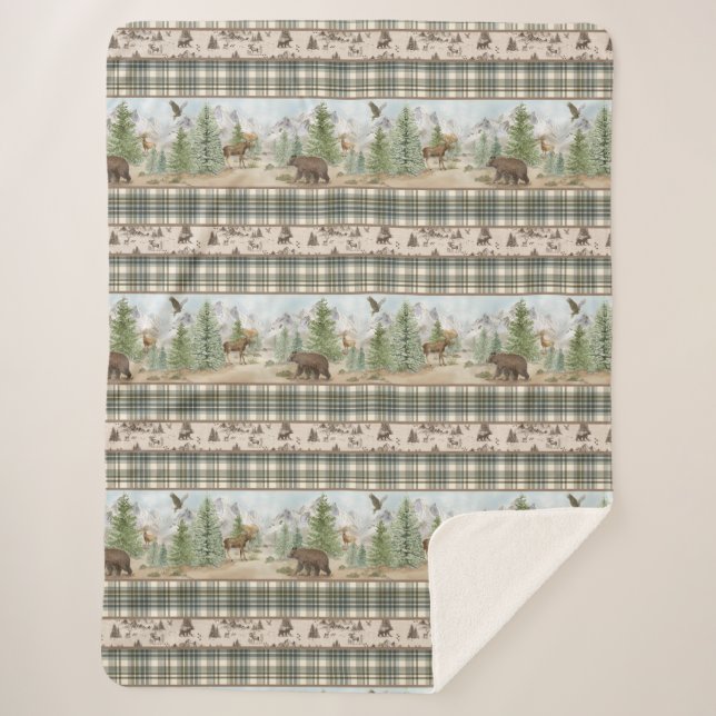 Lodge Bear Plaid (Devant)