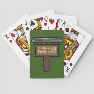 Lodge Playing Cards - Green