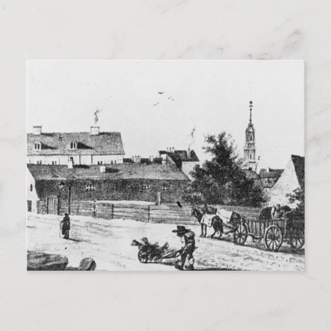 Lodging at the Rosenthaler gate Postcard (Front)