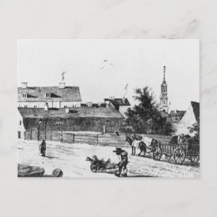 Lodging at the Rosenthaler gate Postcard