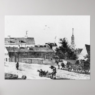 Lodging at the Rosenthaler gate Poster