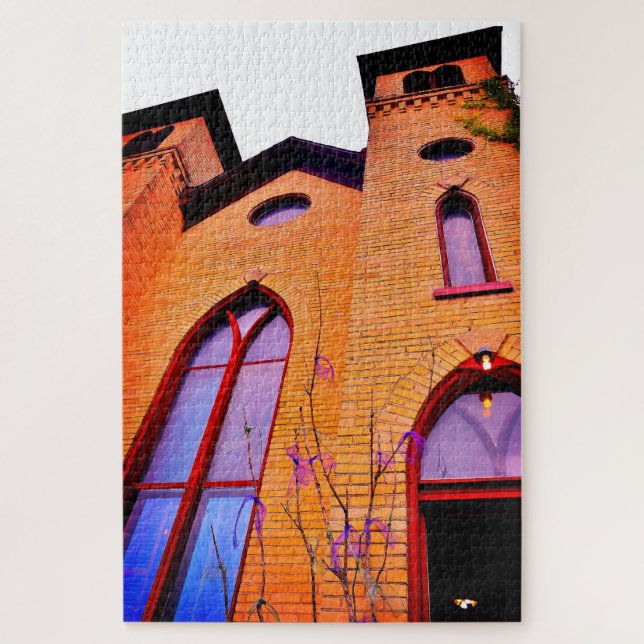 Lodi Church Jigsaw Puzzle (Vertical)