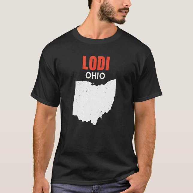 Lodi Ohio USA State America Travel Ohioan T-Shirt (Front)
