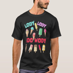 Lody Lody Do Wody Polish Icecreams Retro Holidays T-Shirt