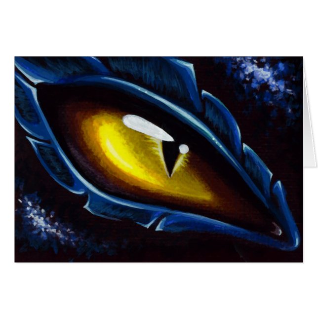 L'oeil du dragon bleu (Devant horizontal)
