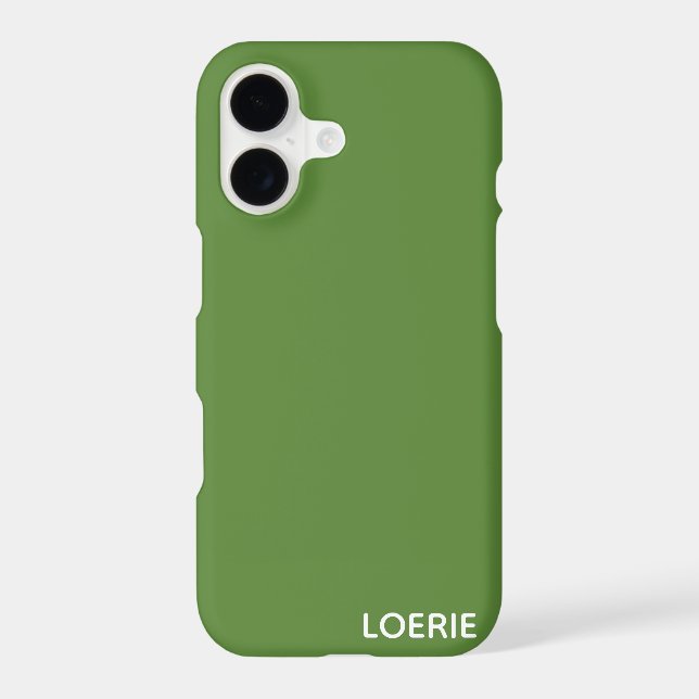 Loerie green colour name (Back)