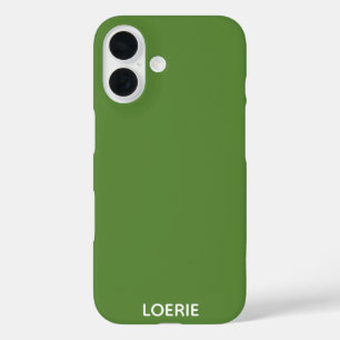 Loerie green colour name iPhone 16 case