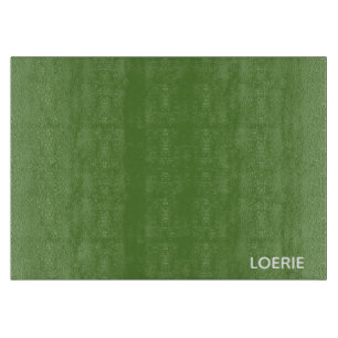 Loerie green colour name cutting board