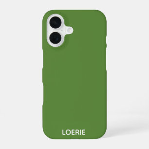 Loerie green colour name iPhone 16 case