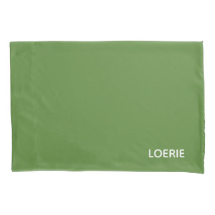 Loerie green colour name pillowcase
