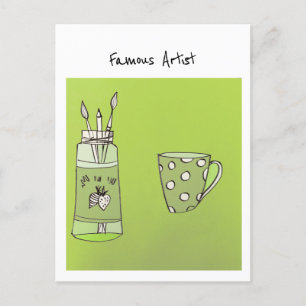 L'oeuvre de votre enfant sur une carte postale