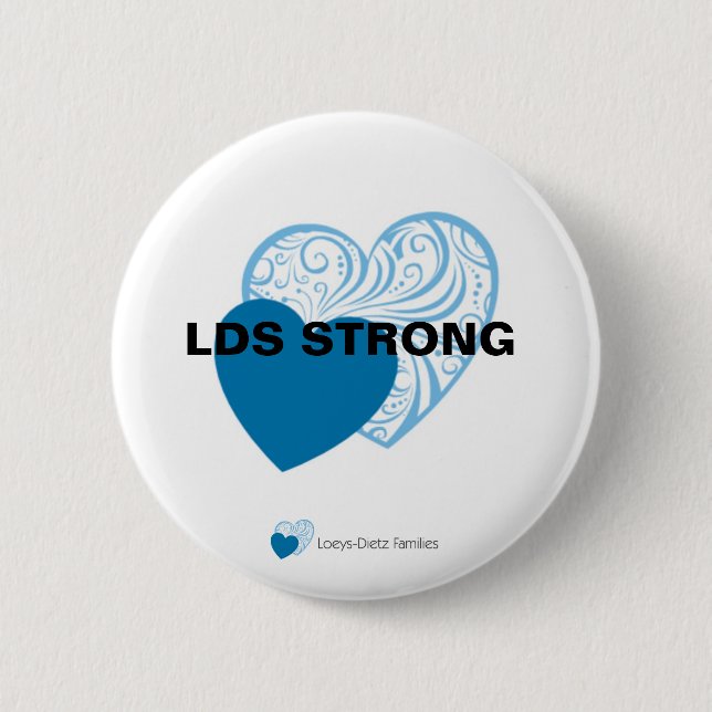 Loeys-Dietz Take Heart Button (Front)
