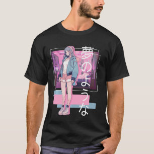 Lofi Girl Retro Japanese Soft Girl Aesthetic T-Shirt