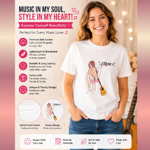 Lofi Music & Anime Girl Otaku & Manga Lover T-Shirt