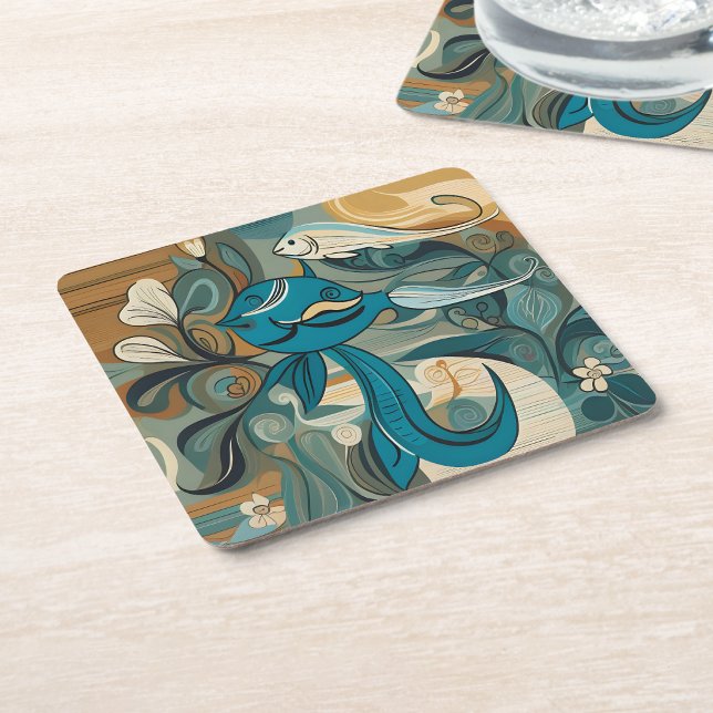 Lofn Square Paper Coaster (Lofn Square Paper Coaster
)