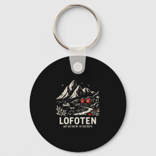 Lofoten Island Norway Beach Vacation Keychain