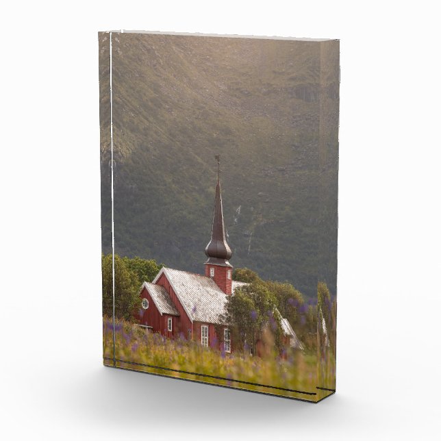 Lofoten Islands Flakstad Church Photo Block (Right)