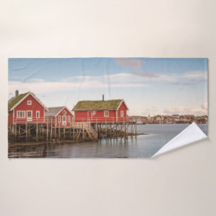 Lofoten Islands Norway Bath Towel