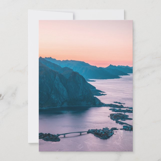 Lofoten Islands Norway Card (Front)