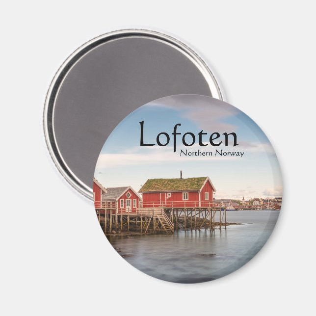 Lofoten Islands Norway Magnet (Front/Back)