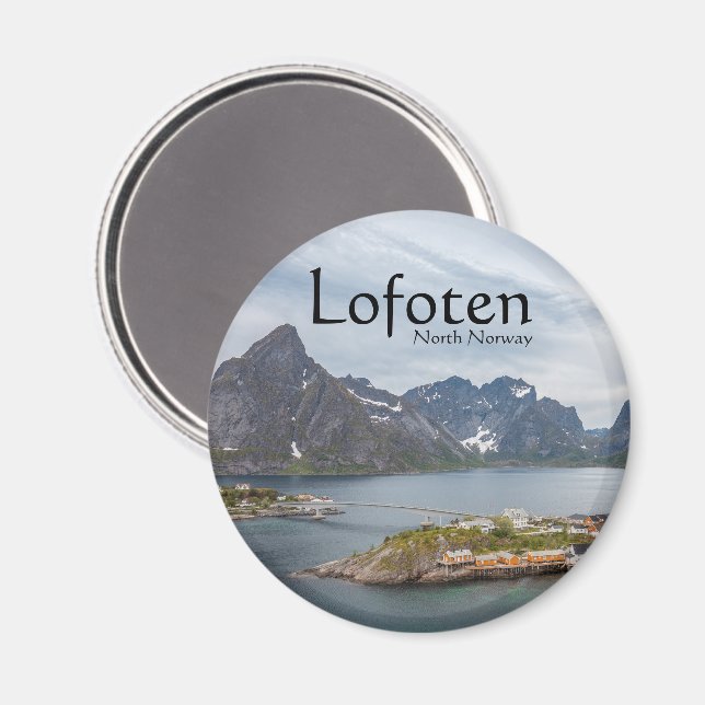 Lofoten Islands Norway Magnet (Front/Back)