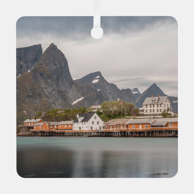 Lofoten Islands Norway Metal Ornament (Front)