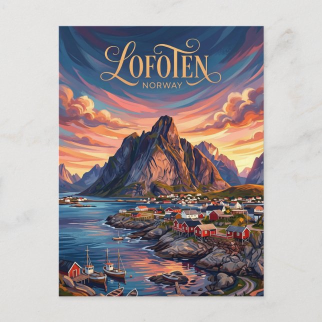 Lofoten Islands Norway Postcard (Front)