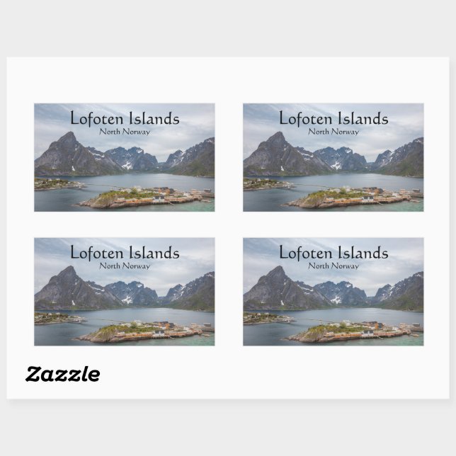 Lofoten Islands Souvenir Sticker (Sheet)