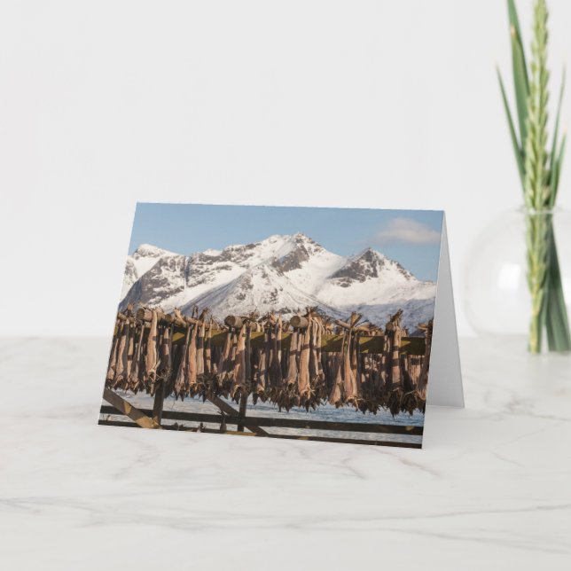 Lofoten Islands Stockfish Card (Front)