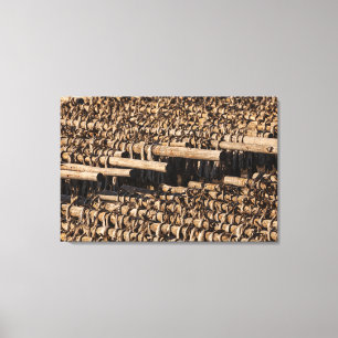 Lofoten Islands Stockfish Photo Canvas Print