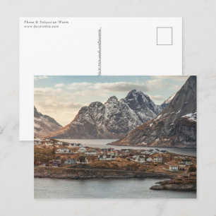 Lofoten Norway Landscape Postcard