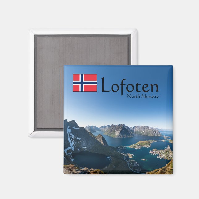 Lofoten Norway Magnet (Front/Back)