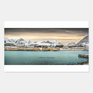 Lofoten, Norway scenic photograph Sticker