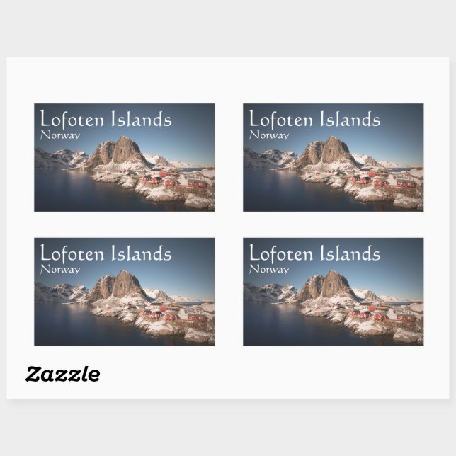 Lofoten Norway Souvenir Sticker (Sheet)