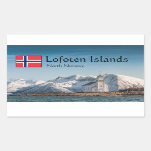 Lofoten Norway Souvenir  Sticker
