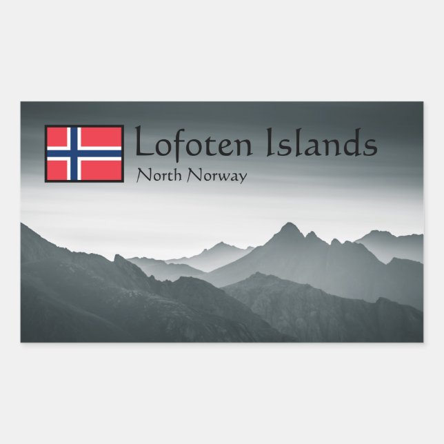 Lofoten Norway Sticker (Front)