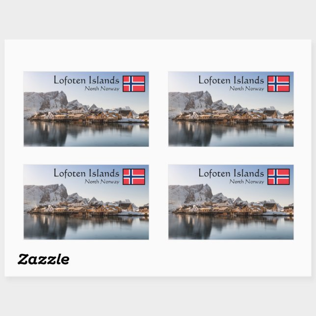 Lofoten Norway Sticker (Sheet)