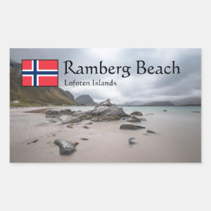 Lofoten Ramberg Beach Sticker